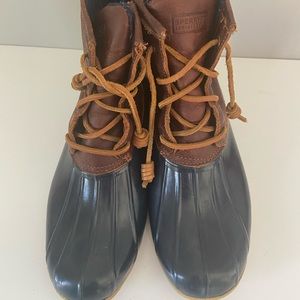 Sperry Topsider Navy Duck Boots